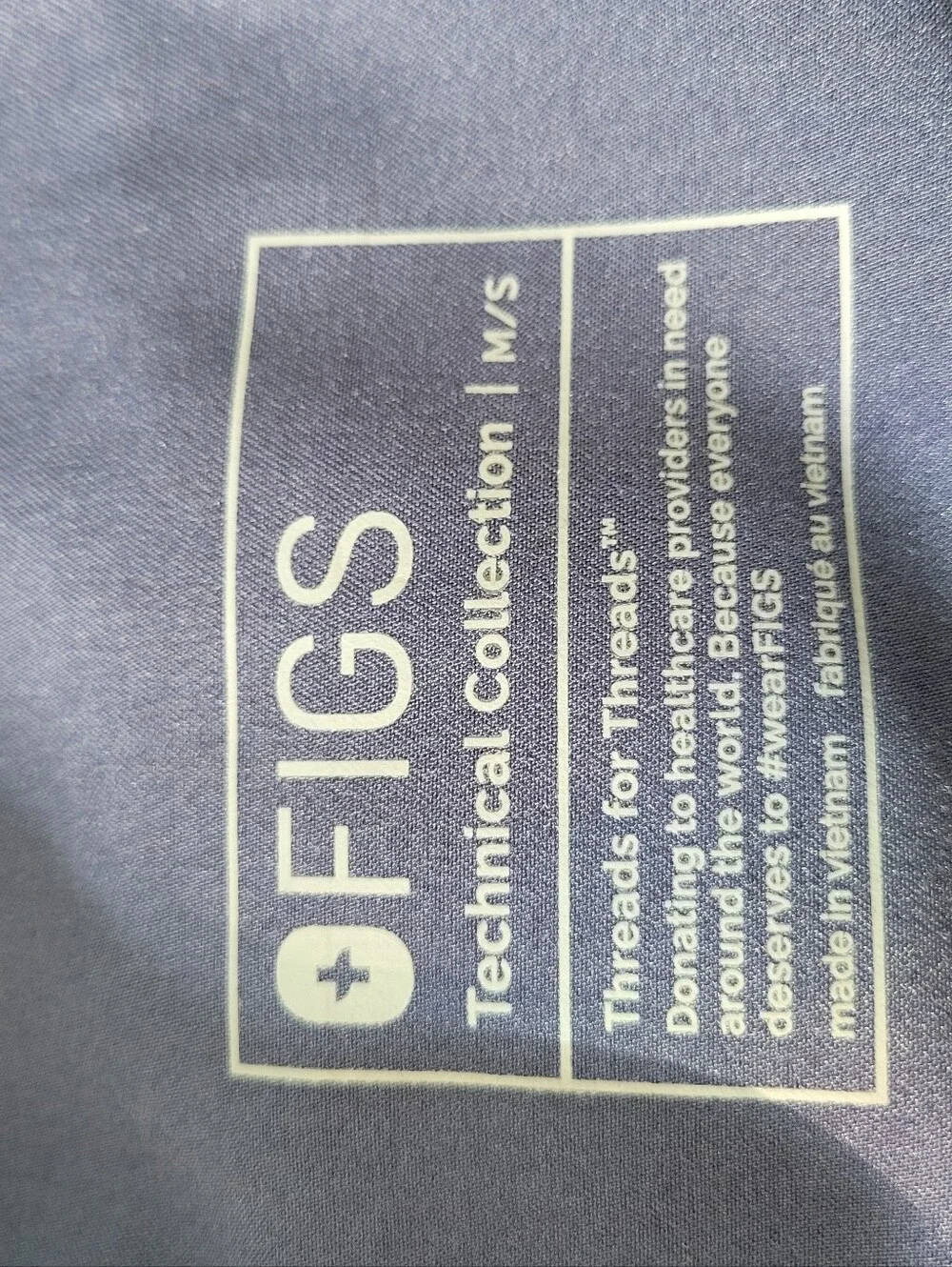 NEW Figs Tansen Jogger 2.0 Short Scrub Pants Blue M Short